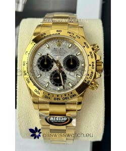 Rolex Daytona Super Clone 116519LN Meteorite Dial Cal.4130 Movement - Yellow Gold Casing