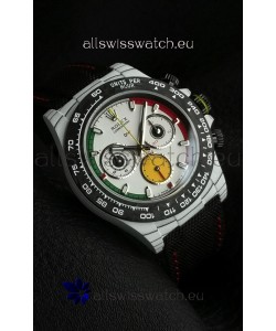 Rolex Daytona DiW Ferrari White Dial Edition Watch - Lightweight Forged Cabon Casing