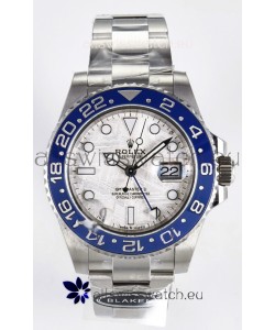 Rolex GMT Masters II Super Clone 126716 "Blaken" 904L Steel Meteorite Dial Watch 