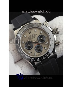 Rolex Daytona Japanese Movement Steel Casing Replica Watch in Grey Dial