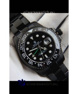 Rolex GMT Masters II Japanese Movement Replica Watch in PVD Casing 