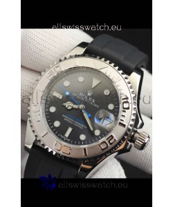 Rolex Yachtmaster Stainless Steel Japanese Replica Watch - 40MM Grey Dial