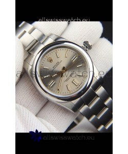 Rolex Oyster Perpetual Japanese Movement Replica Watch 36MM - Grey Dial