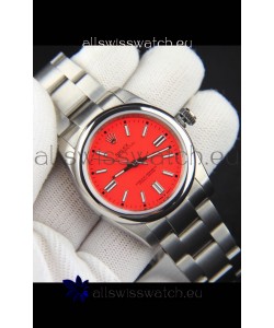 Rolex Oyster Perpetual Japanese Movement Replica Watch 36MM - Red Dial
