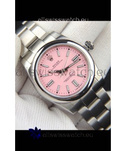 Rolex Oyster Perpetual Japanese Movement Replica Watch 36MM - Pink Dial