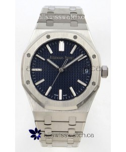 Royal Oak 15510 Blue Dial FREE SPRUNG MVMNT Super Clone Watch 