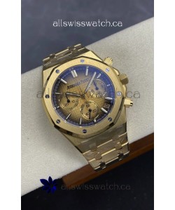 Royal Oak Chrono 26240 Yellow Gold Smoked Dial Super Clone Watch