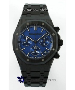 Royal Oak Chrono 26240 Black Ceramic Blue Dial Super Clone Watch 
