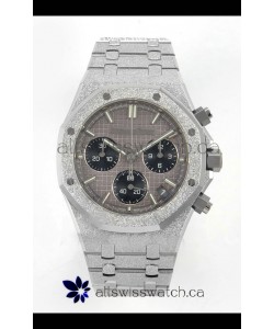 Royal Oak Chronograph 26240BC Frosted Grey Dial Super Clone Watch