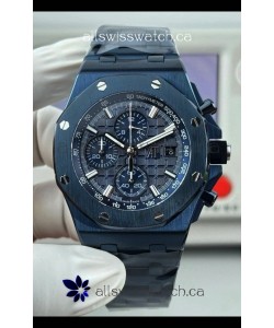 Royal Oak Offshore Blue DLC Coating Chronograph Super Clone Watch 