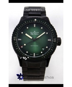 Blancpain Fifty Fathoms Ceramic Case Green Dial Super Clone Watch 