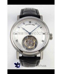 Breguet Classique Tourbillon Stainless Steel Roman Dial Super Clone Watch 