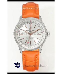 Navitimer Automatic 36 Steel Dial Steel Casing Super Clone Watch 