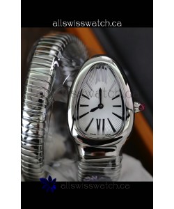 Serpenti Stainless Steel White Dial Super Clone Watch