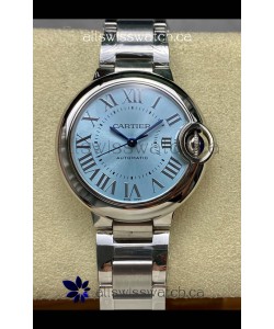 Ballon De Cartier Automatic Ice Blue 36MM Dial Super Clone Watch 