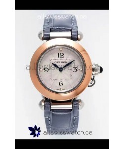 Pasha De Cartier Rose Gold Casing Watch 30MM Super Clone Watch 