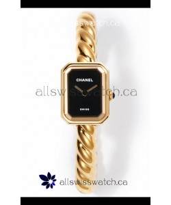 Chanel Premiere Galon Gold Swiss Quartz Watch 