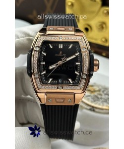 Hublot Spirit of Big Bang Rose Gold Black Dial 39MM Super Clone Watch 