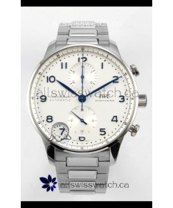 IWC Portuguese Chronograph White Dial Super Clone Watch 