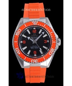 Omega Seamaster Planet Ocean Orange Bezel Rubber Strap 42MM Super Clone Watch 