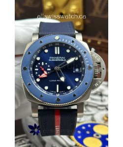 Panerai Submersible PAM01507 GMT Luna Rossa Titanio Super Clone Watch 