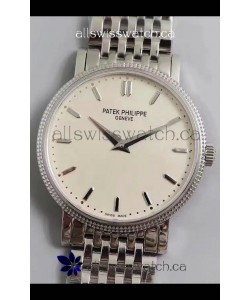 Patek Philippe Calatrava 5120G Stainless Steel White Dial Super Clone Watch 