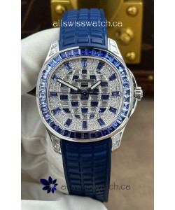 Patek Philippe Aquanaut Luce 5268/461G-001 Sapphires & moissanite Super Clone Watch 