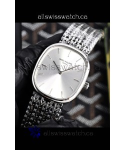 Patek Philippe Golden Ellipse 5738 Steel Dial Super Clone Watch 