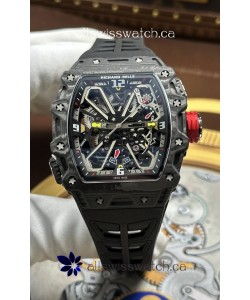 Richard Mille RM35-03 Rafael Nadal Edition Black Carbon Super Clone Watch 