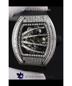 Richard Mille 59-01 Iced Out Casing Super Clone Watch 