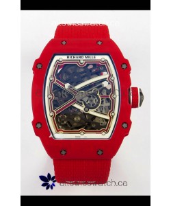 Richard Mille RM67-02 Red NTPT 37 Grams CRMA7 Clone Movement 