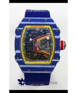 Richard Mille RM67-02 Blue NTPT 37 Grams CRMA7 Clone Movement 