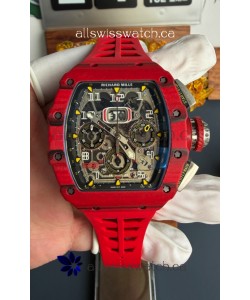 Richard Mille RM11-03 Red Carbon TPT Case Super Clone Watch 