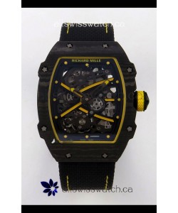 Richard Mille RM67-02 Black NTPT Velcro Strap CRMA7 Clone Movement 