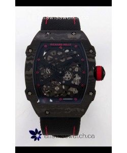 Richard Mille RM67-02 Black NTPT Velcro Strap CRMA7 Clone Movement 