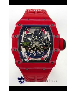 Richard Mille RM035-02 Red NTPT FREE SPRUNG MVMNT Super Clone Watch