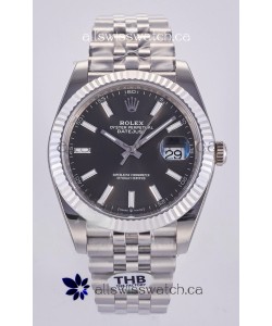 Datejust Super Clone 126334 Grey Dial 41MM FREE SPRUNG MVMNT 3235 Watch 