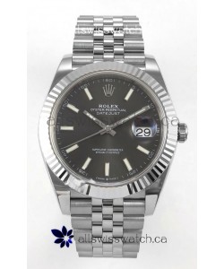 Datejust Super Clone 126334 Grey Dial 41MM FREE SPRUNG MVMNT 3235 Watch 