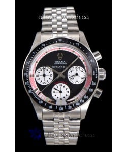 Rolex Daytona Paul Newman 37MM Tiffany & Co Black Dial Manual Wind Super Clone Watch 