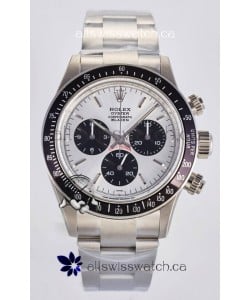 Rolex Daytona Paul Newman Steel Dial Custom Modded 4130 Mvnt Swiss Replica
