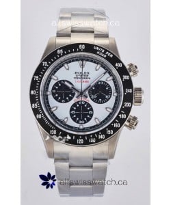 Rolex Daytona Paul Newman Label Noir Blue Dial Custom Modded 4130 Mvnt Swiss Replica
