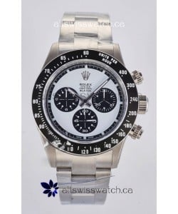 Rolex Daytona Paul Newman Blaken Blue Dial Custom Modded 4130 Mvnt Swiss Replica