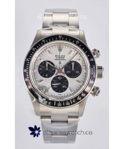 Rolex Daytona Paul Newman Steel Dial Custom Modded 4130 Mvnt Swiss Replica