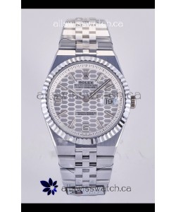 Rolex Land-Dweller 127336 Steel Honeycomb Dial 40MM Super Clone Watch 