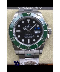 Rolex Submariner 126610LV Kermit FREE SPRUNG MVMNT Super Clone Watch 