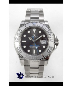 Rolex Yachtmaster 40mm Grey Dial 3235 Movement Blue Dial Superclone Watch 