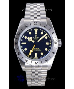 Tudor Black Bay PRO 79470-0001 GMT Black Dial Jubilee Super Clone Watch 