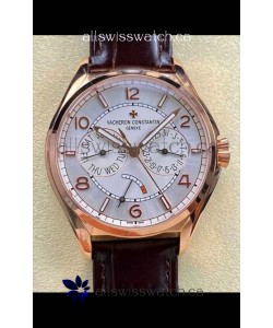 Vacheron Constantin Fiftysix Day-Date Rose Gold Super Clone Watch