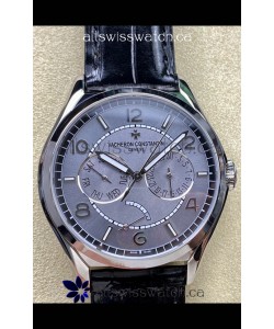 Vacheron Constantin Fiftysix Day-Date Stainless Steel Grey Dial Swiss Replica Watch 